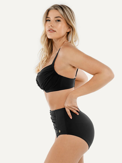 Conjunto de Biquíni Modelador Franzido na Barriga | Valentina Privée