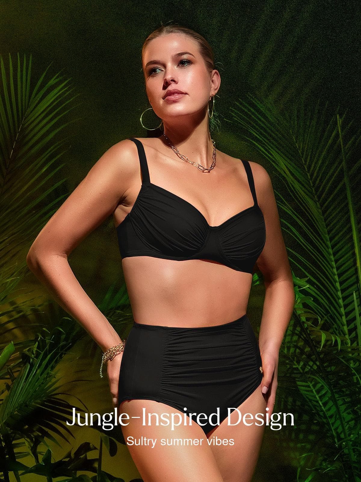 Top de Biquíni Modelador Franzido com Aro | Valentina Privée