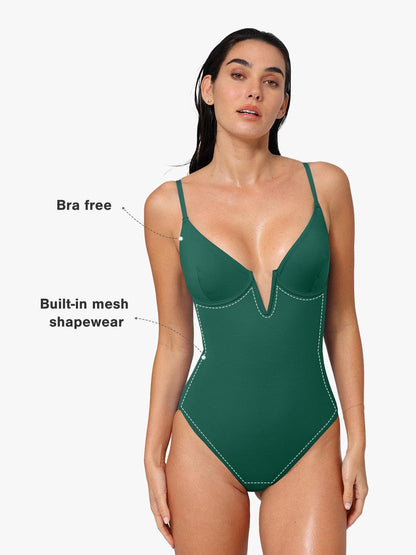 Maiô Modelador de Uma Peça Liso | Valentina Privée