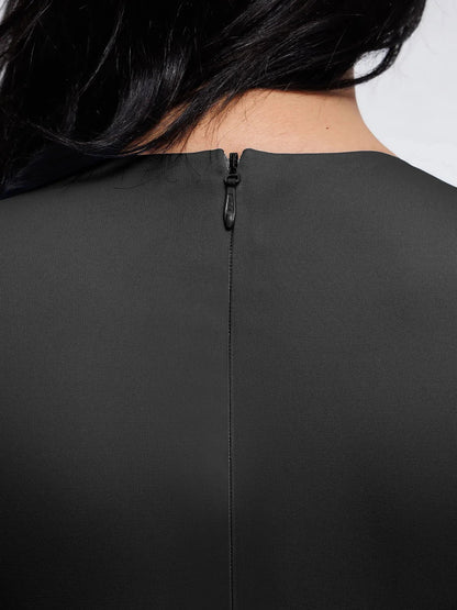 Body Modelador Decote V Manga Cap Valentina Privée | Silhueta Definida